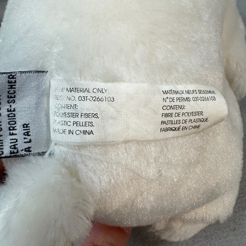GUND Snuffles Love The Stache White Bear Plush Pink Mustache Gunderground 8